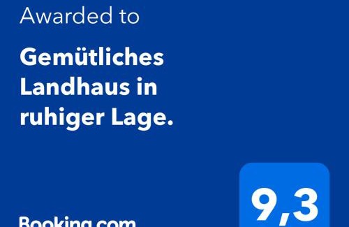 Moringen Apartment | Gemütliches Landhaus in ruhiger Lage.