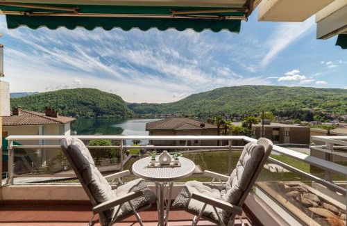Ponte Tresa Apartment | Gemütliches Seeblick-Studio