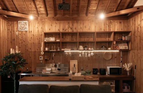 Shibukawa Cottage | Genpu-an" Inn with stream and forest Private tent sauna/drum bath/BBQ/hearth/home theater