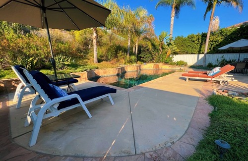 Spinnaker Hill House | Get out of the cold and into your private pool & spa just minutes from the Beach