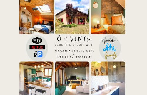 Bellefontaine House | Gite Ô 4 Vents 10 pers avec sauna