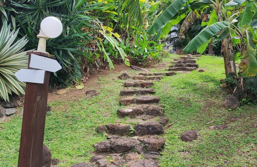Malendure Apartment | Gîte- appart' Ylang Ylang small sea view in the heart of a tropical garden