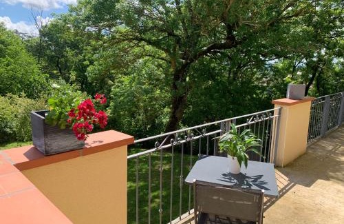 Sajas Apartment | Gite de campagne - Vue jardin- Piscine
