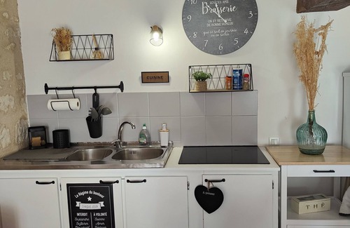 Noyant-de-Touraine Apartment | Gite des Amoureux-Apartment-Romantic-Ensuite with Shower-Garden view