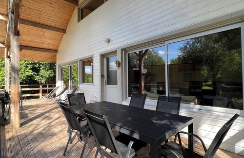Doucier Ski Chalet | Gite for 6-9: wooden house w/a high-quality contemporary layout & lots of space