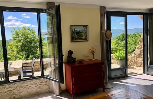 Vals-les-Bains Apartment | Gite in Ardeche with breathtaking views of the mountains and valley