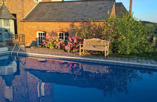 Bacqueville-en-Caux House | Gite in Normandy with private and heated swimming pool.