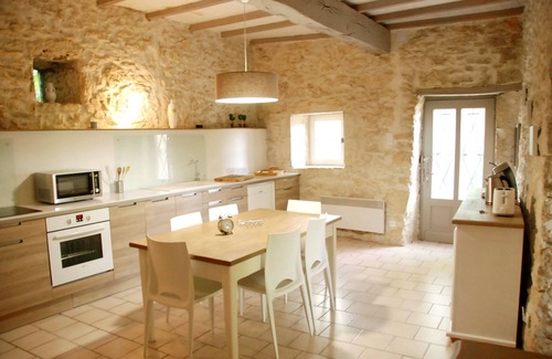 Vic-Fezensac House | Gîte Le Bernes - Pool with view