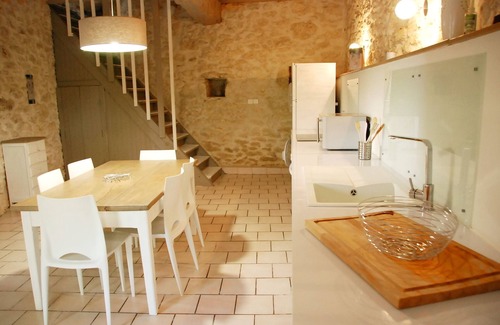 Vic-Fezensac House | Gîte Le Bernes - Pool with view