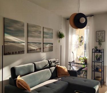 Krzyki Apartment | Glam, king-size bed, terrace, free indoor parking