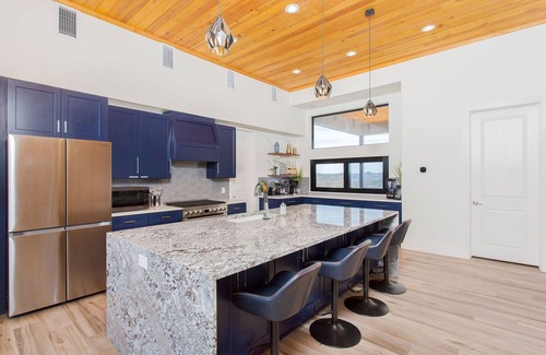 Concan House | Glam Luxury Home by Frio River! Infinity Pool Firepit Games Huge Hot Tub Views