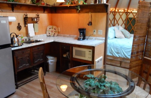 Sandpoint Cabin | Glamp in our beautiful North Idaho Yurt