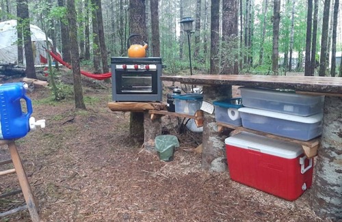 Belfair RV Rental | Glamping in the magical forest of Elfendahl.