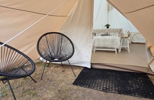 Carpin RV Rental | Glamping 'Tipi Jurte Zelt In Der Seenplatte' with Private Terrace, Private Garden and Wi-Fi