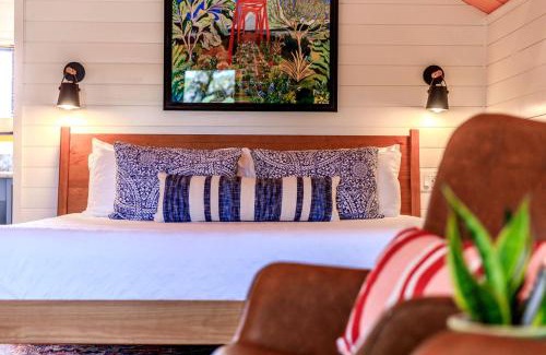 Ingram Other | Glamping Vacations in a Luxury Tented Cabin near River Guadalupe, in Ingram, Texas
