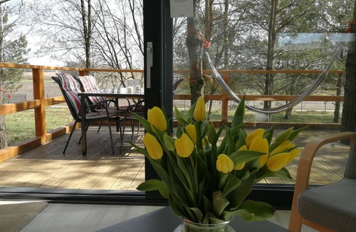 Szemud Cottage | Glass cottage in Jelenska Huta with terrace