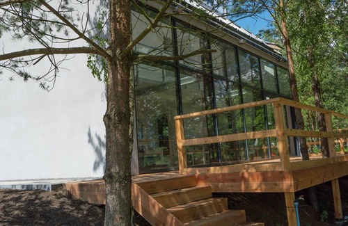 Szemud Cottage | Glass cottage in Jelenska Huta with terrace