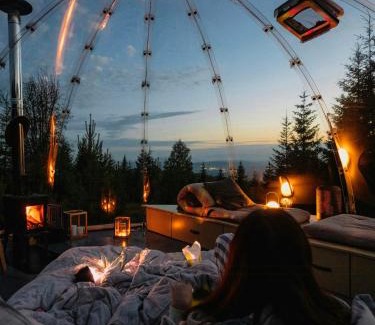 Hole Municipality House | Glass Igloo With Panoramic Views In Åsbygda