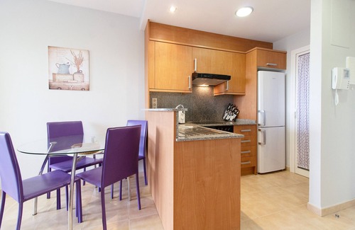 Canet de Berenguer Apartment | Global Properties: Apartment with terrace and pool on Canet beach