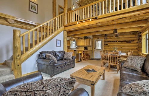 Alma House | Godsend Lodge Creekside Alma Cabin with Views!