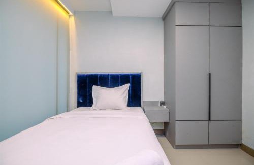 Pekayon Jaya Apartment | Good Choice and Cozy 2BR Grand Kamala Lagoon Apartment By Travelio