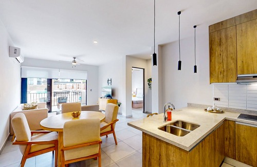 Cabo San Lucas Apartment | Gorgeous dog-friendly apartment with balcony, open layout, heated pool, & AC