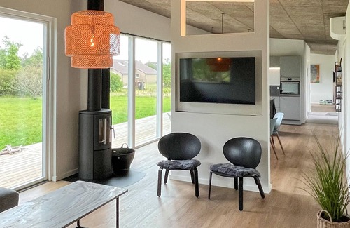 Skaven Strand House | Gorgeous home in Tarm with sauna