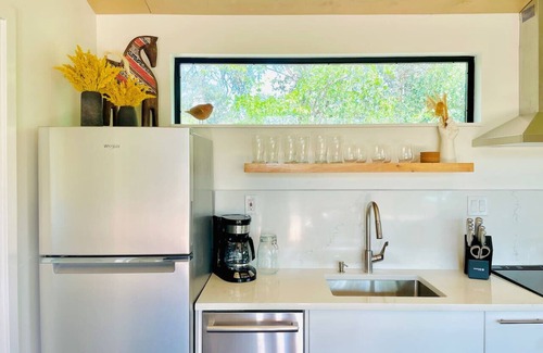 Dripping Springs Cabin | Gorgeous Modern Cabin w Heated Pool & Firepit