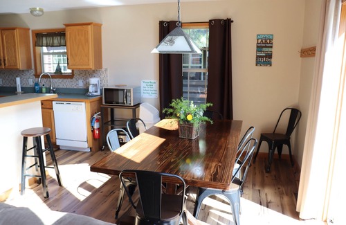 Inlet House | Gorgeous view of the lake from private deck.