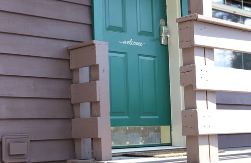 Inlet House | Gorgeous view of the lake from private deck.