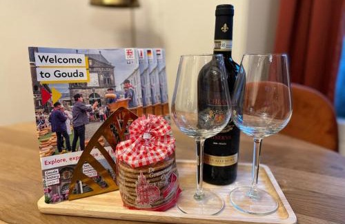 Gouda Apartment | Gouda city center apartment with private garden and 2 bicycles
