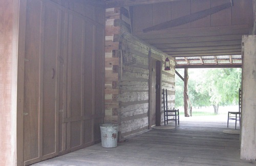 Granbury Cabin | Granbury Log Cabin - East Cabin - Two seperate cabins under one roof