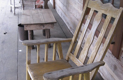 Granbury Cabin | Granbury Log Cabin - East Cabin - Two seperate cabins under one roof