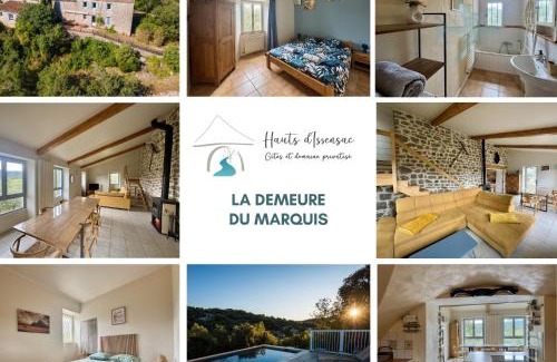 Causse-de-la-Selle House | Grand gite idéal pour famille et groupe, piscine et plages privées