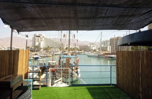 Negev Desert Boat Rental | Grand SeaSuite Duplex Suite on the Water + Attached Car