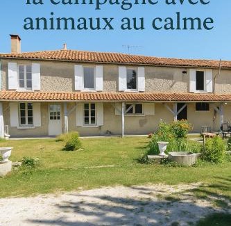 Yviers House | Grande maison avec jardin, animaux,au calme
