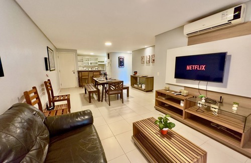 Porto das Dunas Apartment | Gransol-Ground floor, 03 bedrooms, 09 guests, Air conditioning, Front pool, 600m Beach Park