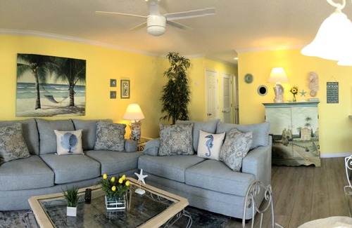 Cherry Grove Beach Condo | Great Quiet Location. Only Steps From The Ocean. Both Front And Back Decks.
