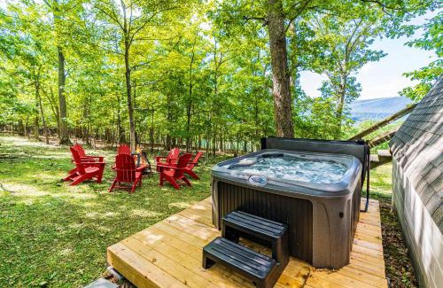 Berkeley Springs House | Great Views! A-Frame w Hot Tub, Grill & Fire Pit
