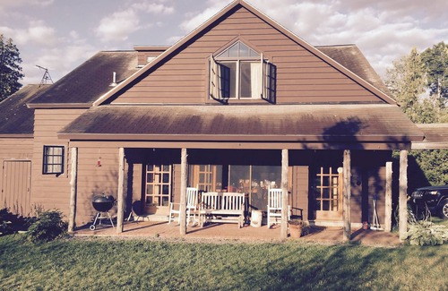 Greensboro House | Greensboro Lake Front . Beautiful 4 Season Vacation home .