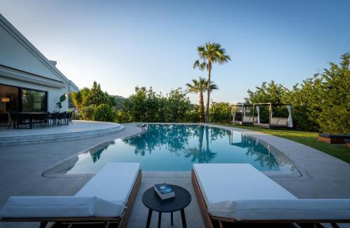 Vamvakopoulo Villa | Gregorys Luxury Villa Chania Crete Heated Pool 18m 2000m2 Garden Ideal for Families and Events