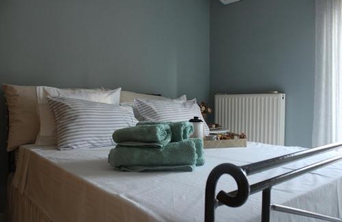 Patras Apartment | Grey Stones & Balcony