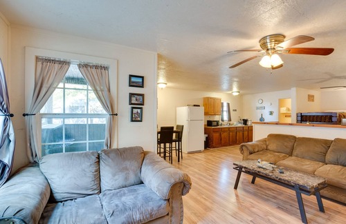 Cayuga Apartment | Grill & Dock Access: Waterfront Kerens Cabin