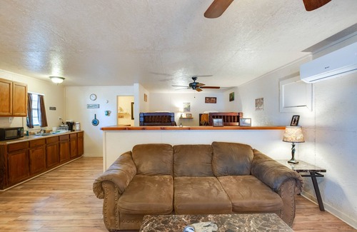 Cayuga Apartment | Grill & Dock Access: Waterfront Kerens Cabin