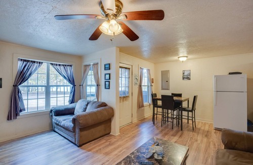 Cayuga Apartment | Grill & Dock Access: Waterfront Kerens Cabin