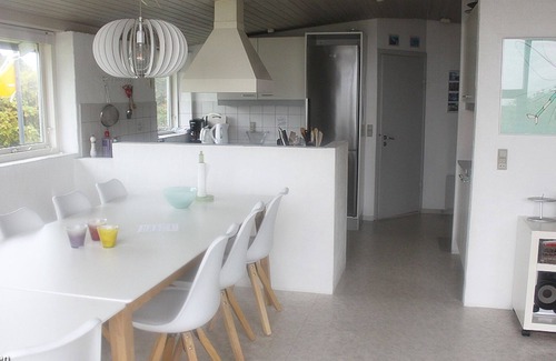 Egsmark Strand House | Großes Ferienhaus mit Großartigem Panorama-meerblick