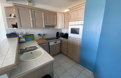 Merlimont-Plage Apartment | Ground floor apartment facing the sea with balcony and private parking