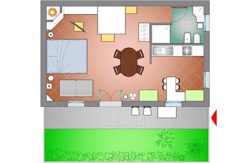 Padova Apartment | Ground floor,Top level