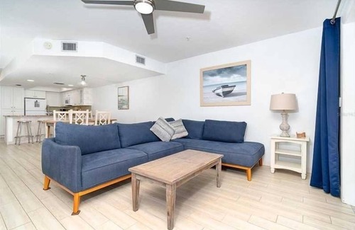 Palm Island Condo | Gulf Front on a ISLAND, 1 pet, tennis/pickleball , kayaks, SUP POOL is CLOSED