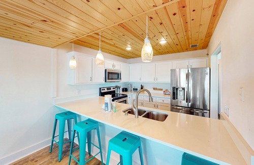 Cape San Blas House | Gulf-view beach house with patio, foosball, central AC, & W/D - dog-friendly